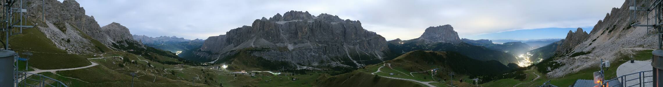 Val Gardena Dantercepies snow cam captured at 23 September 2026 at 11:51 pm GMT+2