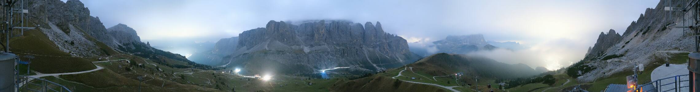 Val Gardena Dantercepies snow cam captured at 30 September 2026 at 11:45 pm GMT+2