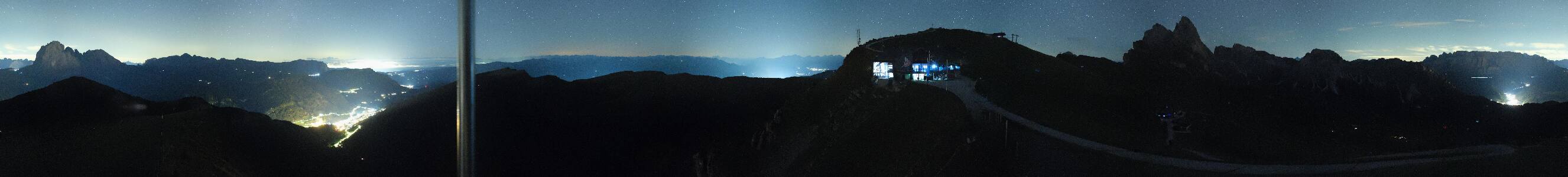 Val Gardena Seceda snow cam captured at 11 September 2026 at 11:57 pm GMT+2