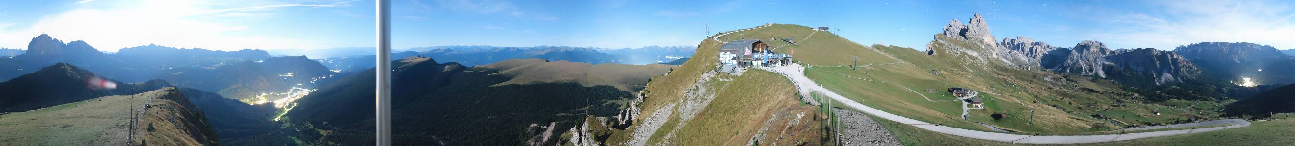 Val Gardena Seceda snow cam captured at 21 September 2026 at 11:53 pm GMT+2