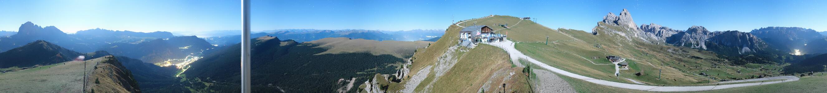 Val Gardena Seceda snow cam captured at 22 September 2026 at 11:50 pm GMT+2