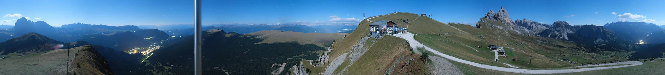 Val Gardena Seceda snow cam captured at 24 September 2026 at 11:58 pm GMT+2