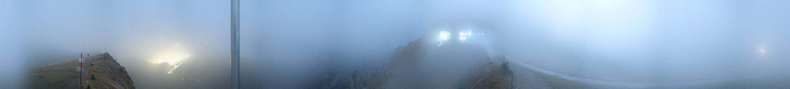 Val Gardena Seceda snow cam captured at 1 October 2026 at 11:58 pm GMT+2