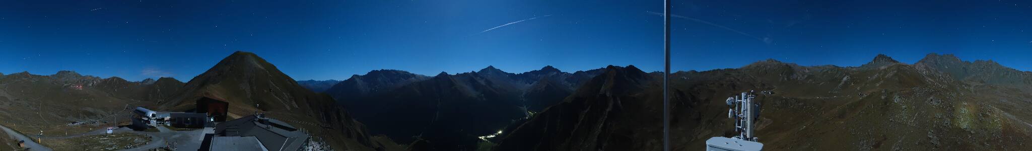 Samnaun Alp Trida Sattel snow cam captured at 25 September 2026 at 11:56 pm GMT+2