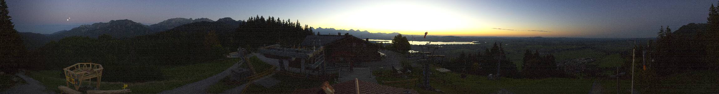Buching Buchenbergbahn snow cam captured at 25 September 2026 at 7:34 pm GMT+2