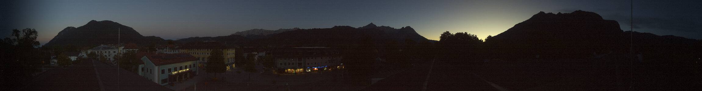 Garmisch-Partenkirchen Festsaal snow cam captured at 27 September 2026 at 7:34 pm GMT+2