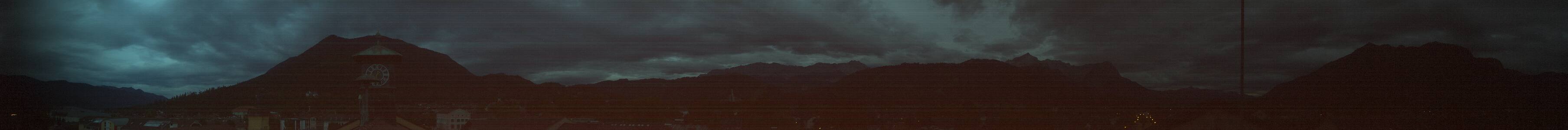 Garmisch-Partenkirchen Rathaus snow cam captured at 13 September 2026 at 7:58 pm GMT+2