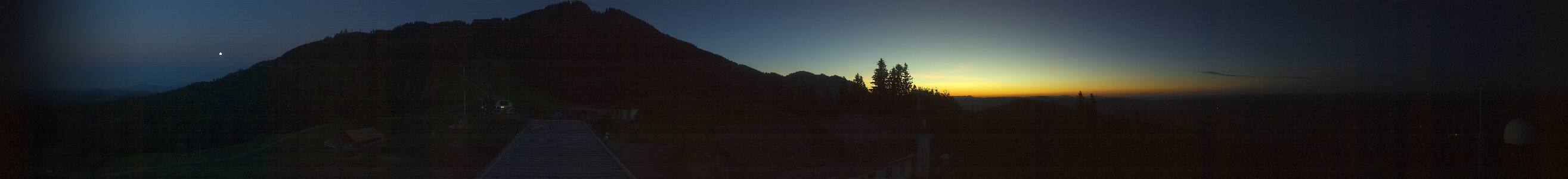 Nesselwang Alpspitzbahn Mittelstation snow cam captured at 25 September 2026 at 7:42 pm GMT+2