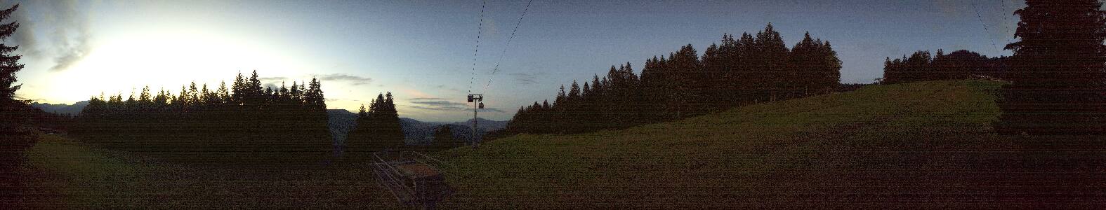 Oberstdorf Ochsenhöfle Berg snow cam captured at 12 September 2026 at 7:58 pm GMT+2