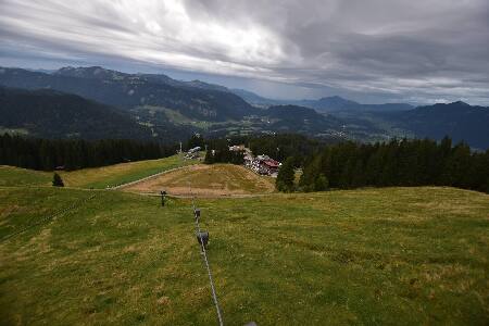 Oberstdorf Söllereck Schrattenwang snow cam captured at 13 September 2026 at 7:41 pm GMT+2