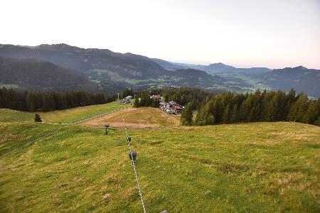 Oberstdorf Söllereck Schrattenwang snow cam captured at 14 September 2026 at 7:45 pm GMT+2