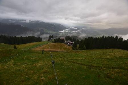 Oberstdorf Söllereck Schrattenwang snow cam captured at 16 September 2026 at 7:27 pm GMT+2