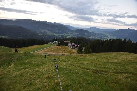 Oberstdorf Söllereck Schrattenwang snow cam captured at 18 September 2026 at 7:29 pm GMT+2