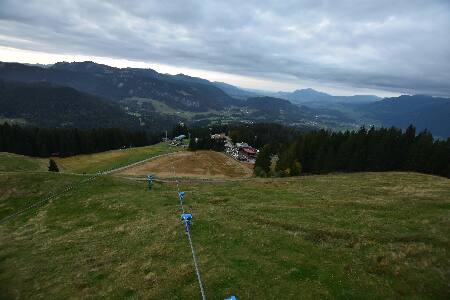 Oberstdorf Söllereck Schrattenwang snow cam captured at 3 October 2026 at 7:00 pm GMT+2