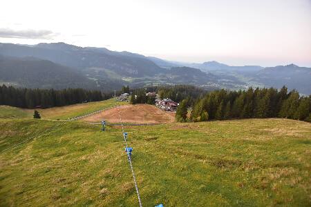 Oberstdorf Söllereck Schrattenwang snow cam captured at 5 October 2026 at 7:08 pm GMT+2