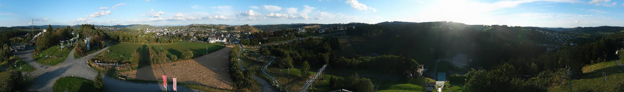 Winterberg Sprungschanze Winterberg St. Georg Schanze snow cam captured at 15 September 2026 at 6:45 pm GMT+2