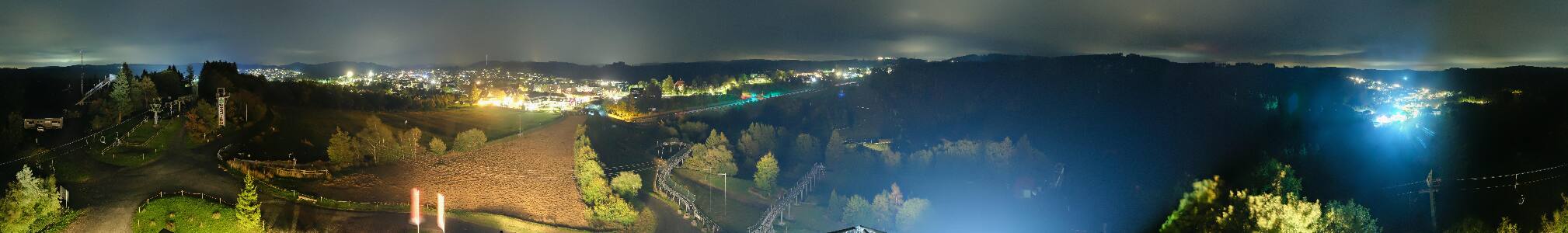 Winterberg Sprungschanze Winterberg St. Georg Schanze snow cam captured at 17 September 2026 at 11:55 pm GMT+2