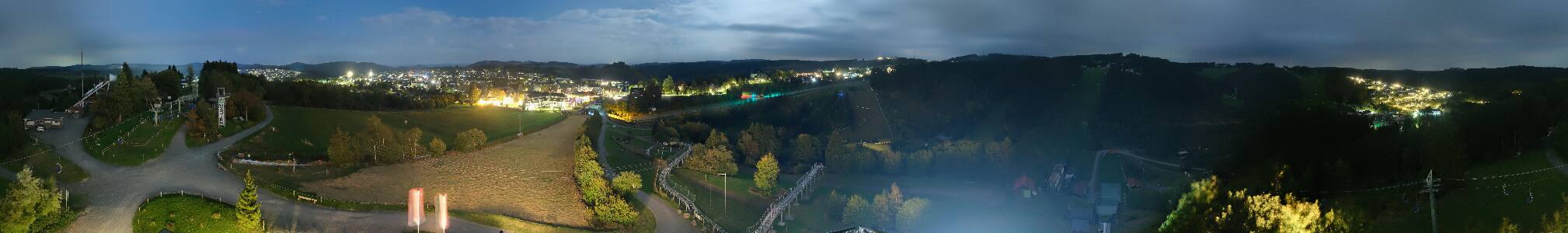 Winterberg Sprungschanze Winterberg St. Georg Schanze snow cam captured at 23 September 2026 at 11:54 pm GMT+2