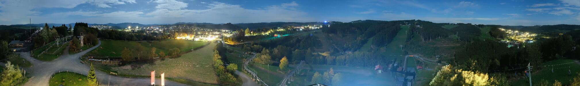 Winterberg Sprungschanze Winterberg St. Georg Schanze snow cam captured at 29 September 2026 at 11:46 pm GMT+2
