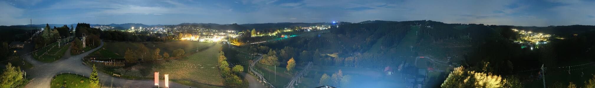 Winterberg Sprungschanze Winterberg St. Georg Schanze snow cam captured at 30 September 2026 at 11:46 pm GMT+2