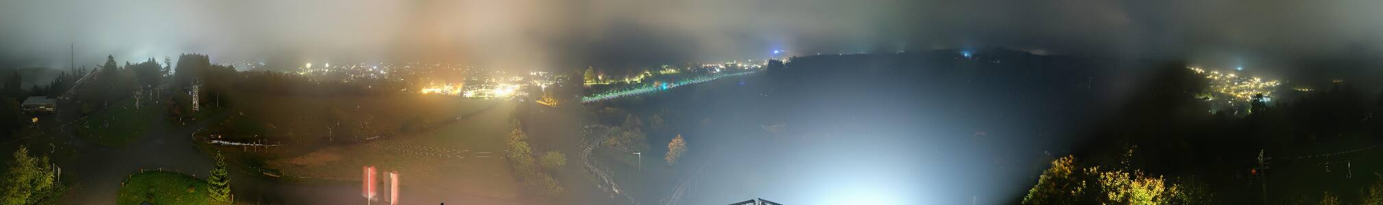 Winterberg Sprungschanze Winterberg St. Georg Schanze snow cam captured at 1 October 2026 at 11:46 pm GMT+2