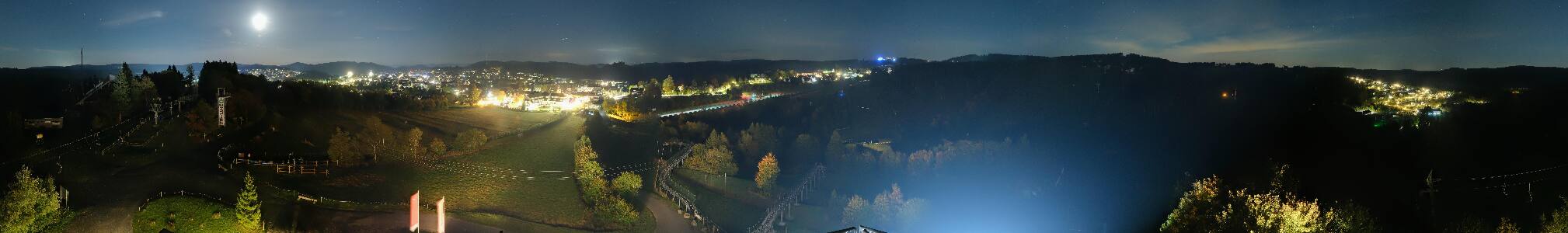 Winterberg Sprungschanze Winterberg St. Georg Schanze snow cam captured at 2 October 2026 at 11:46 pm GMT+2