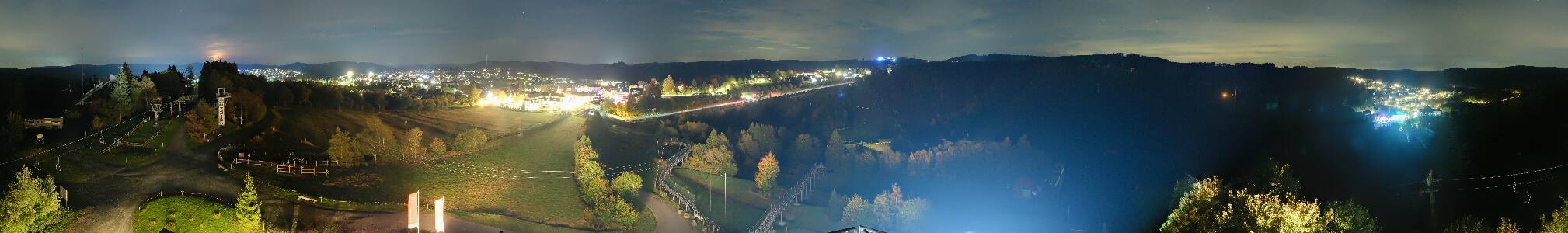 Winterberg Sprungschanze Winterberg St. Georg Schanze snow cam captured at 3 October 2026 at 11:54 pm GMT+2