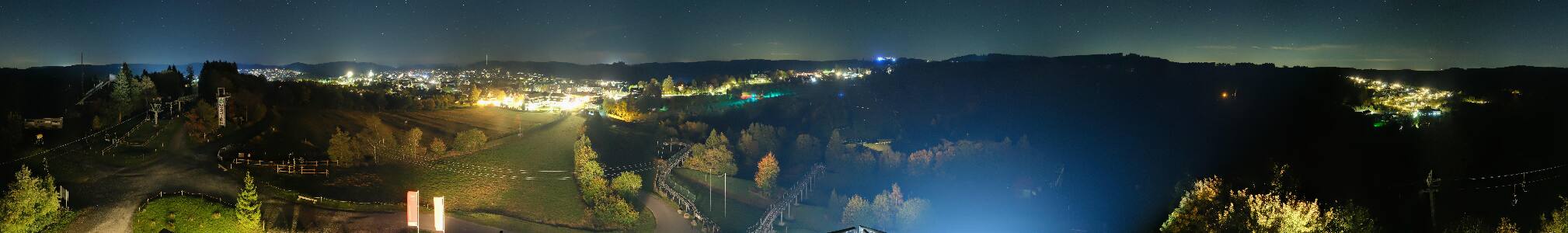 Winterberg Sprungschanze Winterberg St. Georg Schanze snow cam captured at 4 October 2026 at 11:46 pm GMT+2