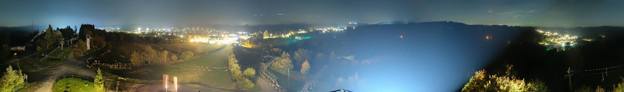 Winterberg Sprungschanze Winterberg St. Georg Schanze snow cam captured at 5 October 2026 at 11:54 pm GMT+2
