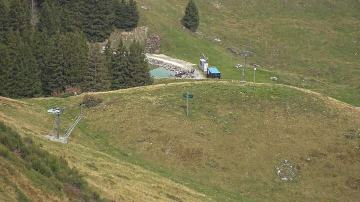 Achseten Upper Station Skilift Höchst-Metsch snow cam captured at 29 September 2026 at 12:28 pm GMT+2