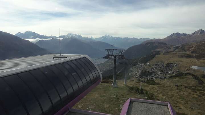 Bettmeralp (Aletsch Arena) Upper Station Wurzenbord snow cam captured at 29 September 2026 at 12:28 pm GMT+2