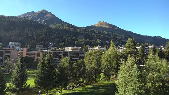 Davos Langlaufzentrum snow cam captured at 15 September 2026 at 6:05 pm GMT+2