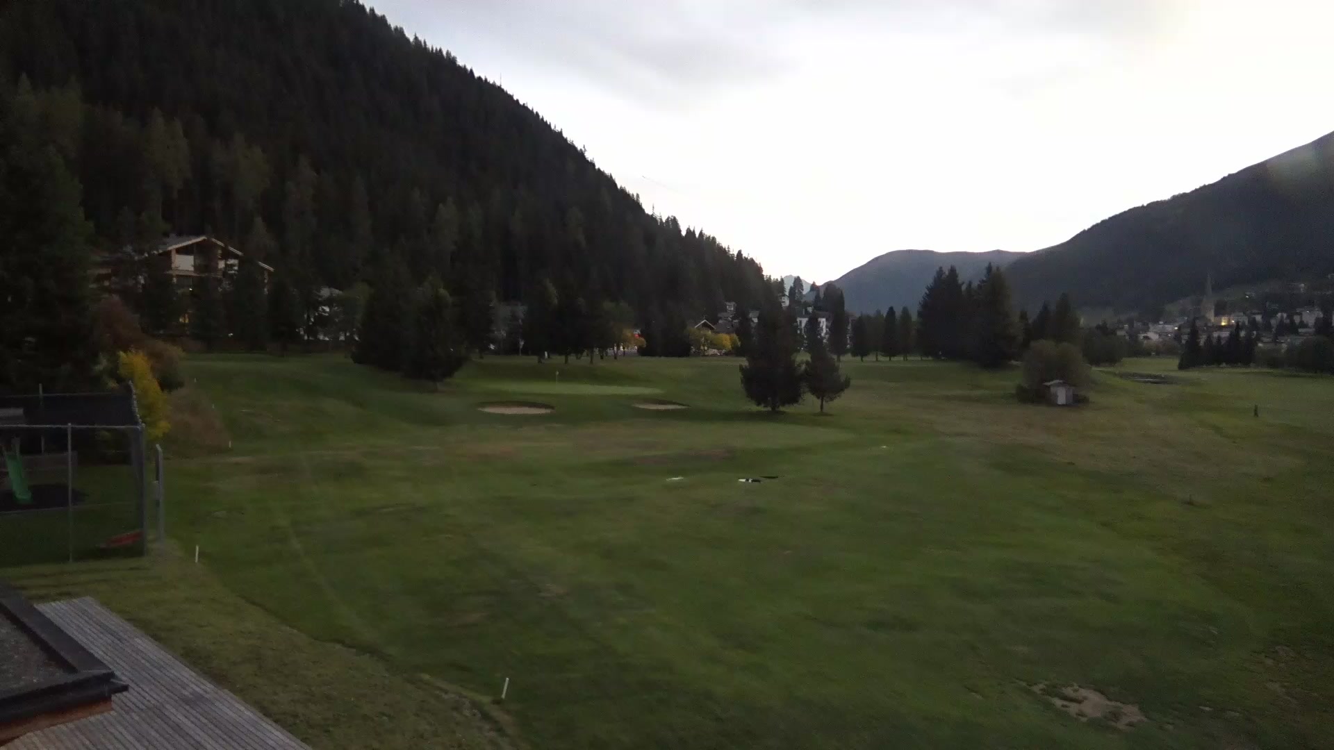 Davos Langlaufzentrum snow cam captured at 5 October 2026 at 7:14 pm GMT+2
