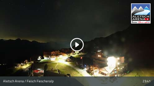 Fiescheralp Fiesch snow cam captured at 12 September 2026 at 11:52 pm GMT+2