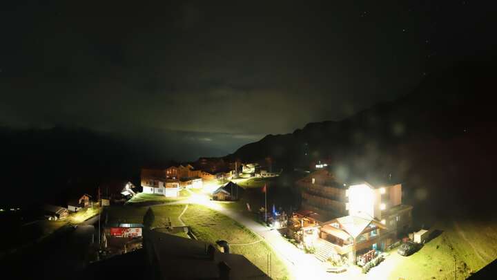 Fiescheralp Fiesch snow cam captured at 18 September 2026 at 11:56 pm GMT+2