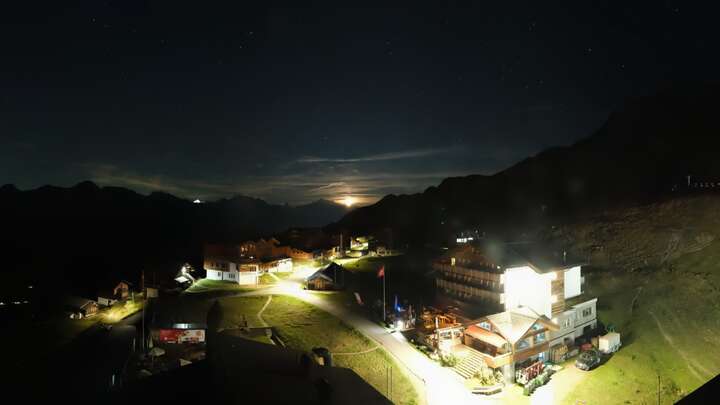 Fiescheralp Fiesch snow cam captured at 19 September 2026 at 11:57 pm GMT+2