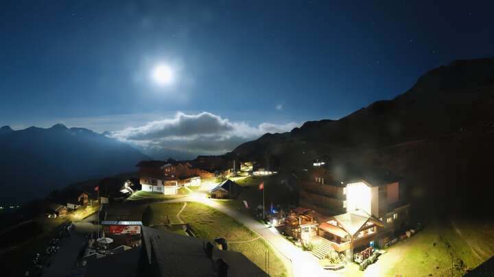 Fiescheralp Fiesch snow cam captured at 21 September 2026 at 11:45 pm GMT+2