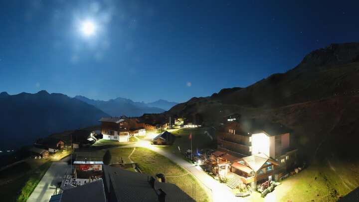 Fiescheralp Fiesch snow cam captured at 22 September 2026 at 11:51 pm GMT+2