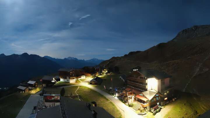 Fiescheralp Fiesch snow cam captured at 24 September 2026 at 11:50 pm GMT+2