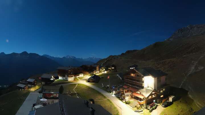 Fiescheralp Fiesch snow cam captured at 25 September 2026 at 11:50 pm GMT+2