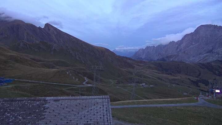 Grindelwald First snow cam captured at 20 September 2026 at 7:53 pm GMT+2