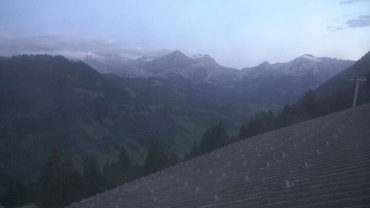 Gstaad Eggli snow cam captured at 18 September 2026 at 7:57 pm GMT+2