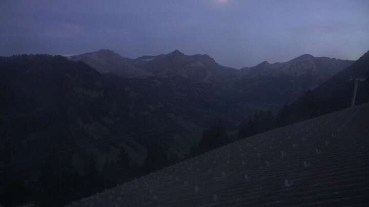 Gstaad Eggli snow cam captured at 20 September 2026 at 8:09 pm GMT+2