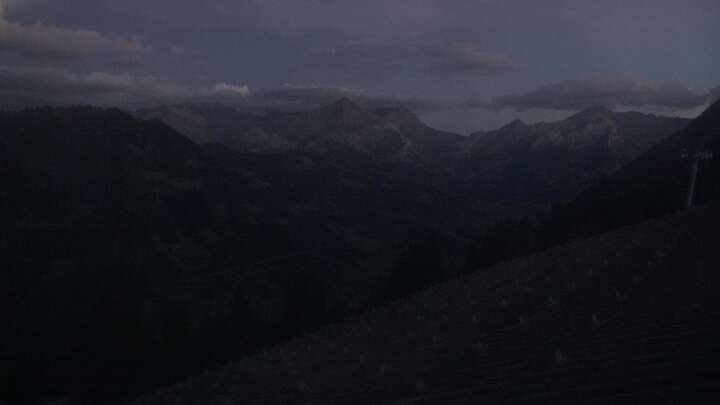 Gstaad Eggli snow cam captured at 23 September 2026 at 8:14 pm GMT+2