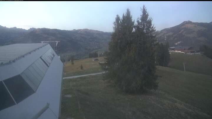 Gstaad Eggli snow cam captured at 26 September 2026 at 7:51 pm GMT+2