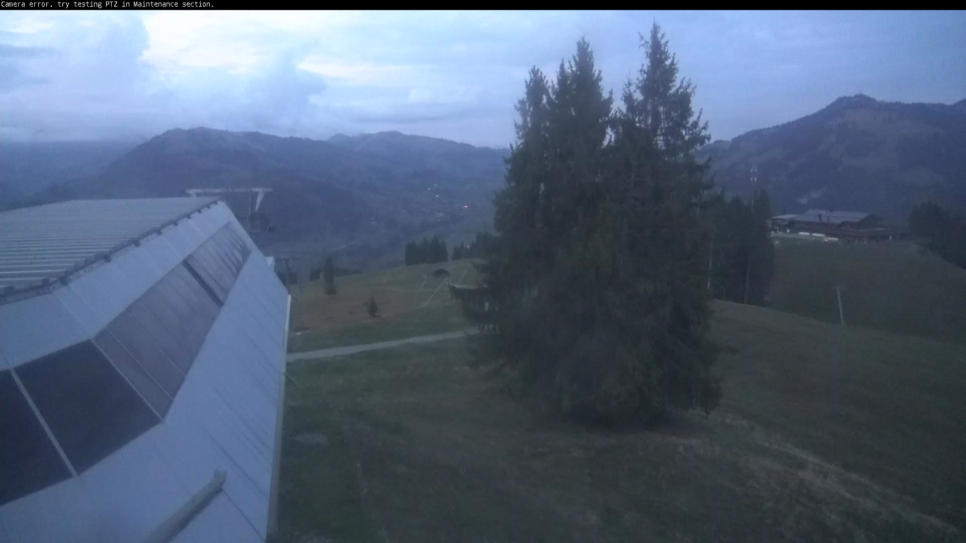 Gstaad Eggli snow cam captured at 4 October 2026 at 7:40 pm GMT+2
