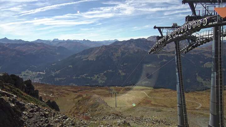 Klosters Dorf Upper Station Schaffürggli snow cam captured at 29 September 2026 at 12:35 pm GMT+2