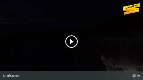 Lauterbrunnen (Jungfraujoch) Jungfraujoch snow cam captured at 12 September 2026 at 8:57 pm GMT+2
