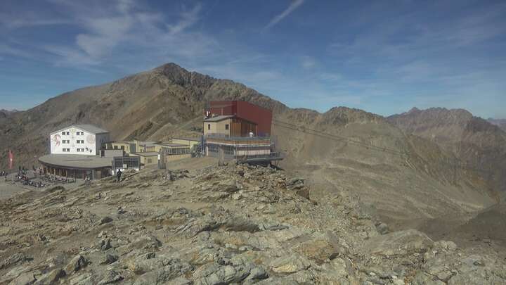 Pontresina Diavolezza Upper Station snow cam captured at 29 September 2026 at 12:33 pm GMT+2