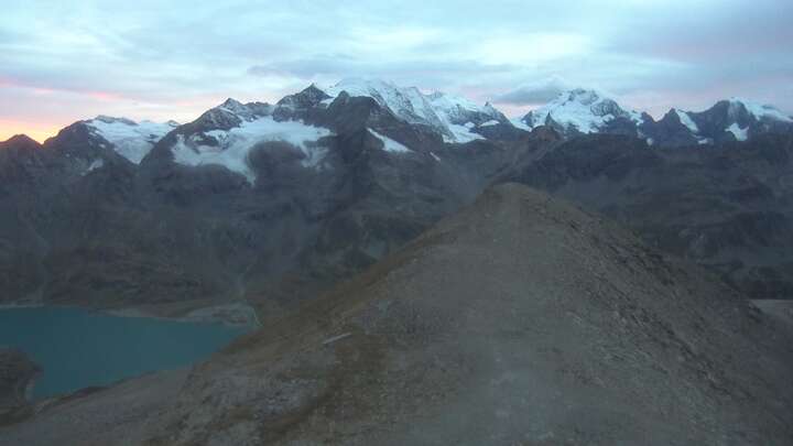 Pontresina Upper Station Lagalb snow cam captured at 13 September 2026 at 8:03 pm GMT+2